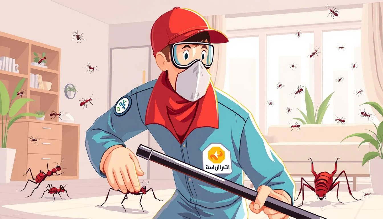 مكافحة النمل الصراصير بالرياض
